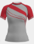 Picture of Men’s Compression Fit Performance T-Shirt – Grey & Red Curve Design
